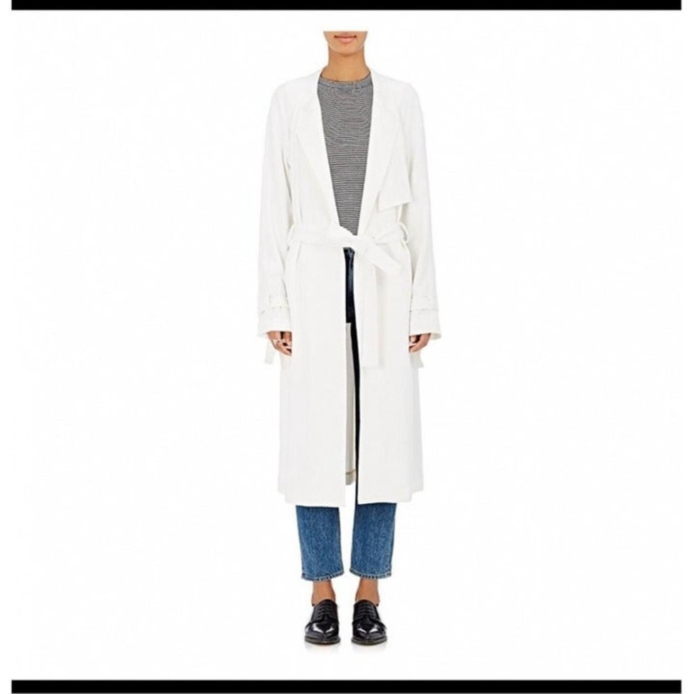 White trench coat